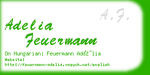 adelia feuermann business card